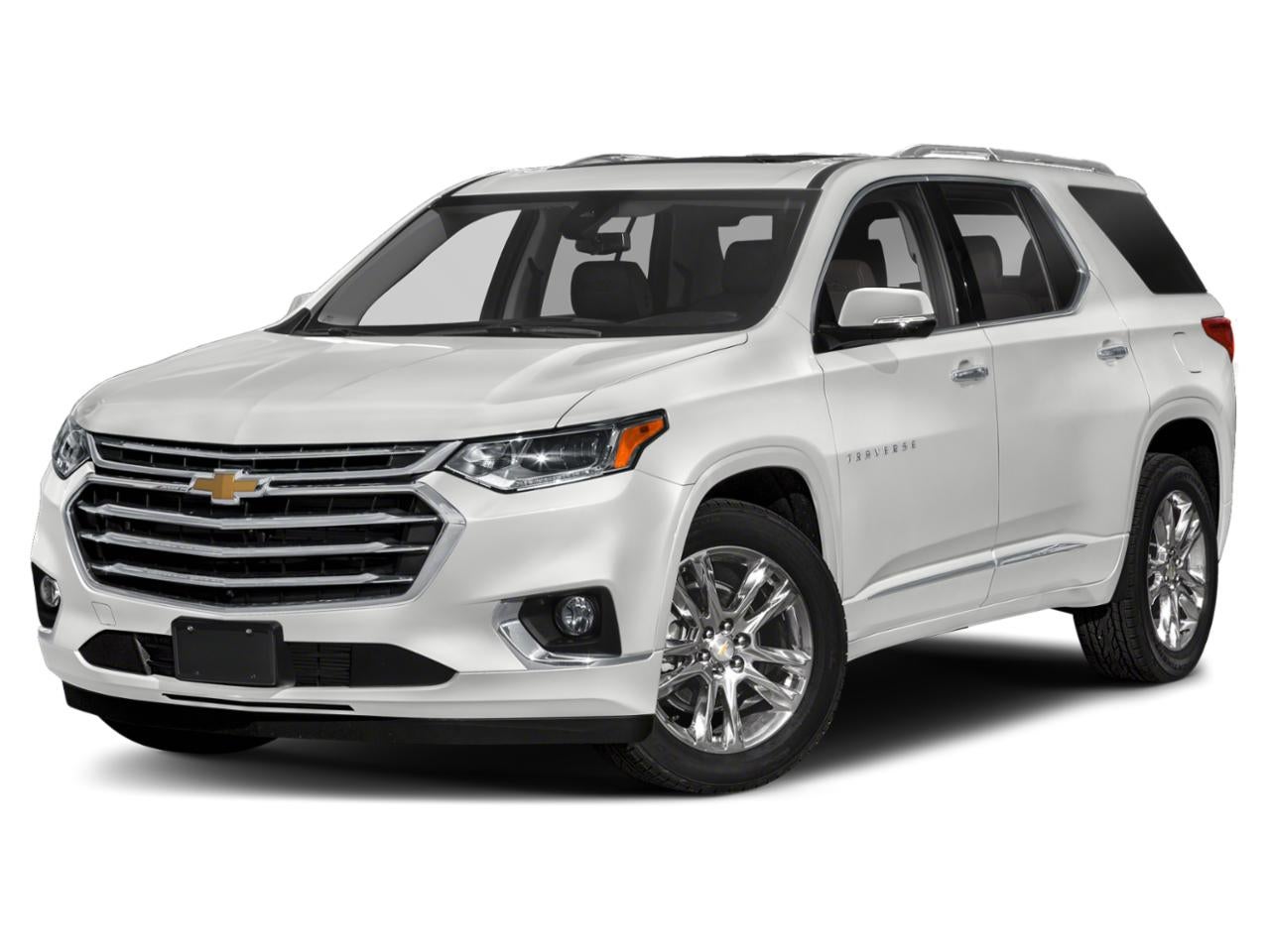2019 Chevrolet Traverse AWD 2LZ in Iridescent Pearl Tricoat — front three-quarter view