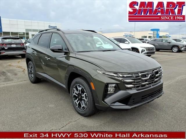 2026 Hyundai TUCSON XRT AWD in Rockwood Green — front three-quarter view
