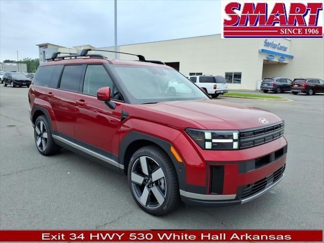 2026 Hyundai SANTA FE Limited AWD in Ultimate Red — front three-quarter view