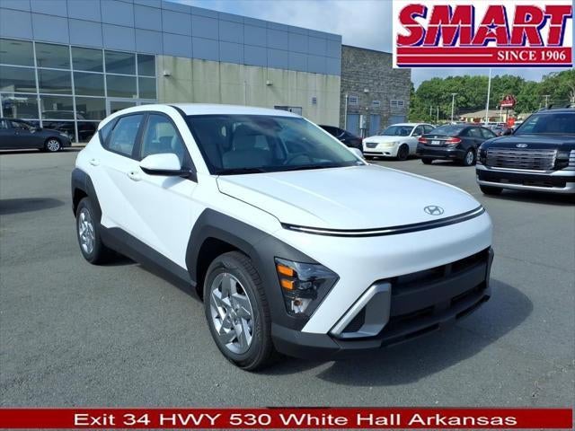 2026 Hyundai KONA SE FWD in Atlas White — front three-quarter view