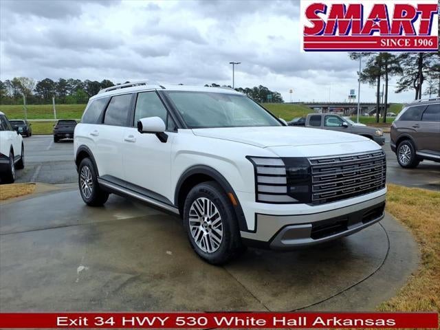 2026 Hyundai PALISADE SEL Premium AWD in Creamy White Pearl — front three-quarter view