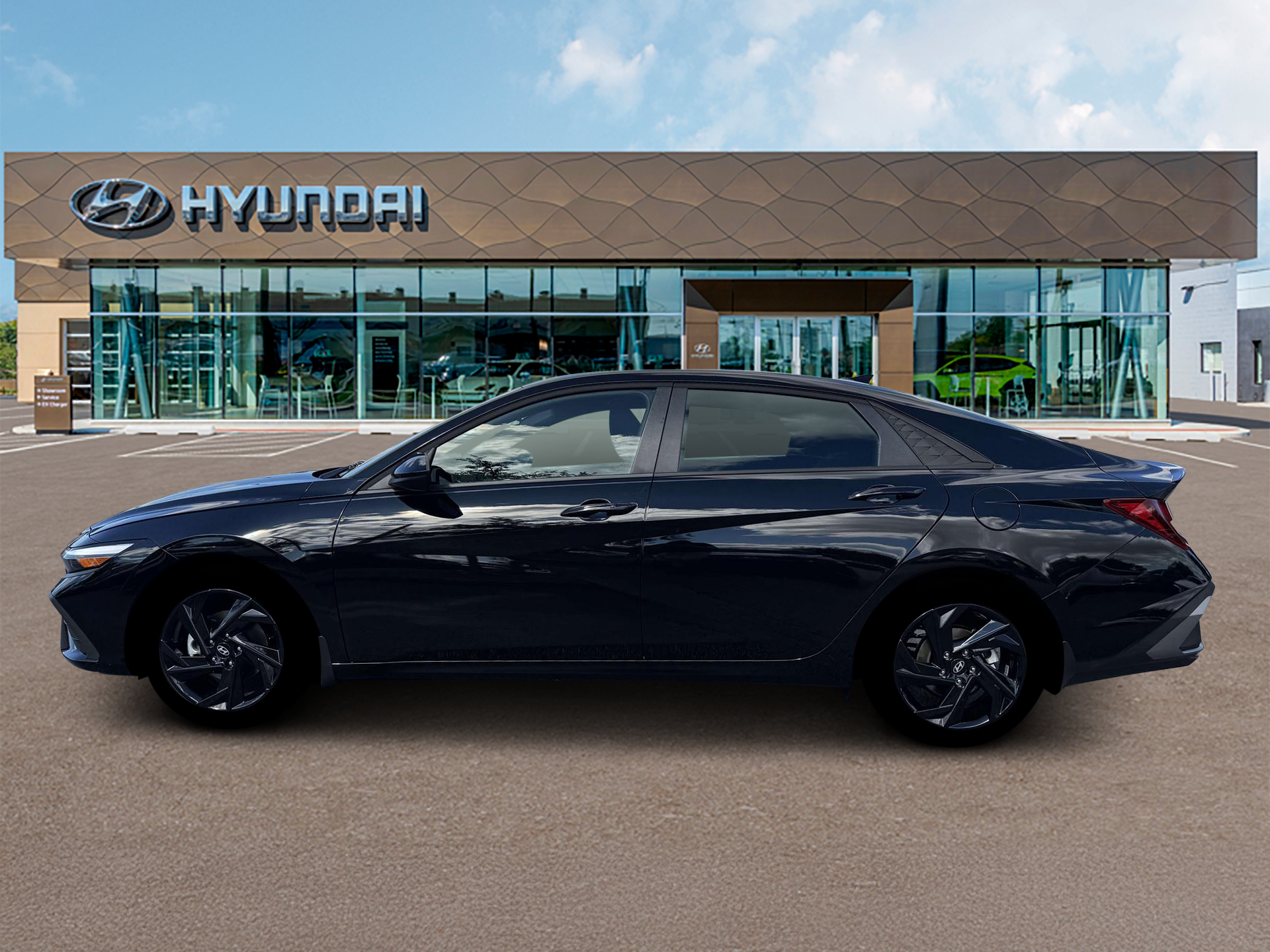 2026 Hyundai ELANTRA — rear three-quarter view