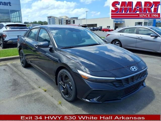 2026 Hyundai ELANTRA SEL Sport in Abyss Black — front three-quarter view