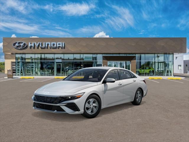 2026 Hyundai ELANTRA SE in Serenity White — front three-quarter view